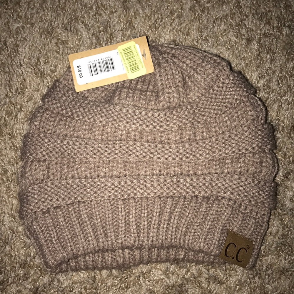 Tan C.C beanie